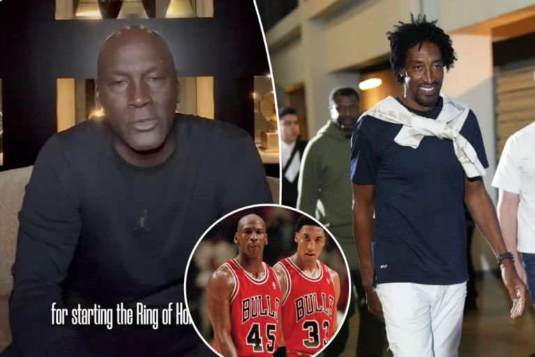 Michael Jordan, Scottie Pippen skip Bulls celebration as feud festers