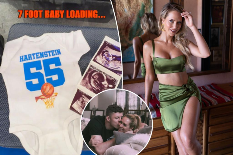 Knicks’ Isaiah Hartenstein, model wife expecting baby boy