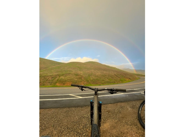 Double Rainbow + Cycling Mount Diablo: Photos Of The Day