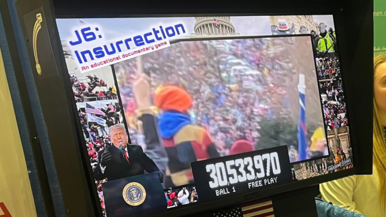 Jan. 6 pinball game featured at CPAC exhibit