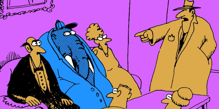 15 Unforgettable Far Side Strips About Elephants