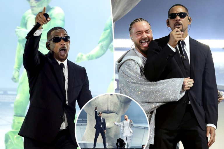 Will Smith shocks Coachella crowd with surprise performance during J Balvin’s set