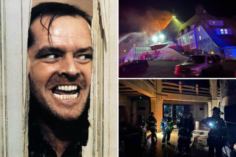 Fire breaks out at iconic Oregon hotel featured in ‘The Shining’