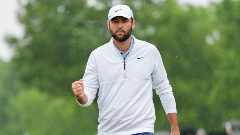 Scottie Scheffler cards 66 at PGA Championship after jail trip