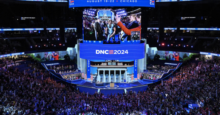 The DNC ceremonial roll call featured a DJ and songs to represent each state and territory. Here are all the songs on the playlist