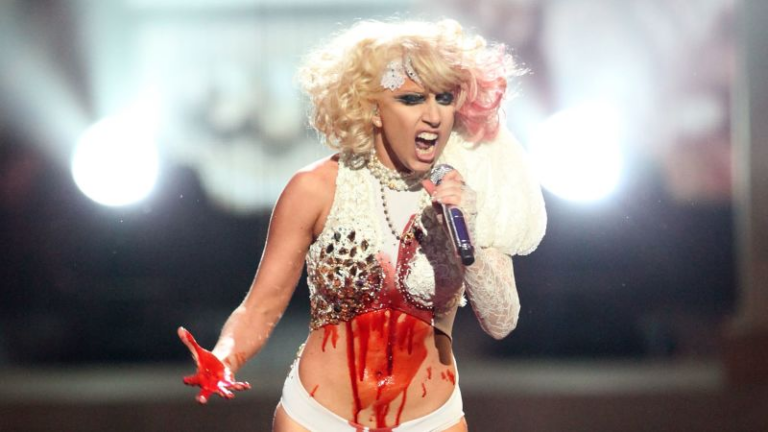 Remember when Lady Gaga ‘bled’ onstage at the 2009 VMAs?