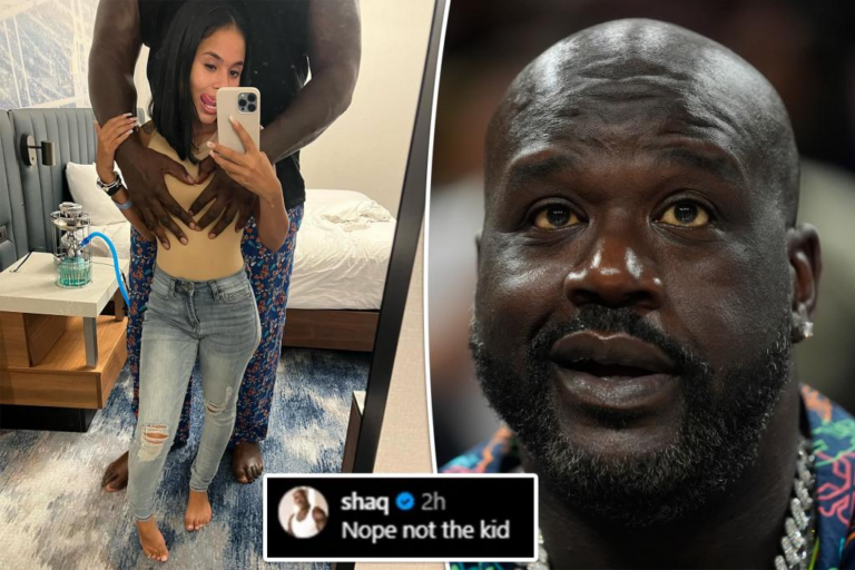 Shaq denies that hands embracing influencer in viral pic are his