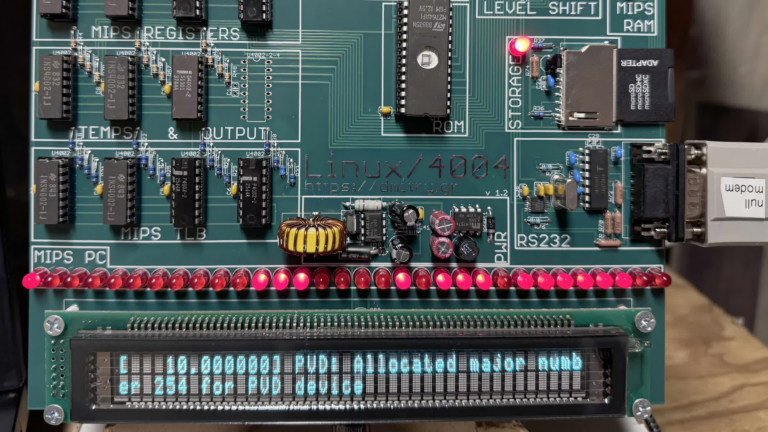 Hacker miraculously gets an Intel 4004 to run Linux, takes about five days to boot
