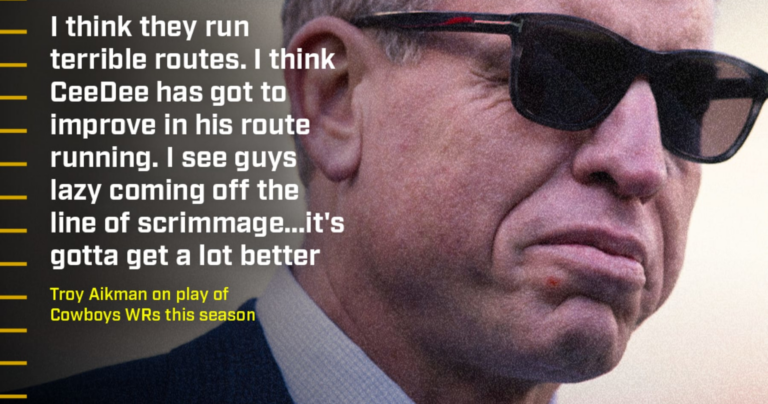 Troy Aikman Criticizes CeeDee Lamb, Cowboys WRs: ‘I Think They Run Terrible Routes’