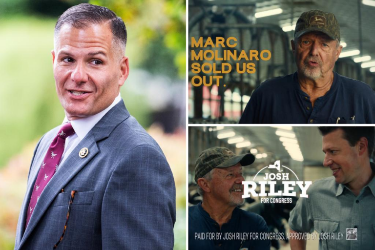 Farmer featured in Josh Riley campaign ad bashing NY GOP Rep. Molinaro is a Democrat who doesn’t even live in district: ‘Misleading’