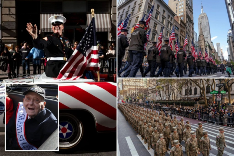 Thousands take to the streets to watch the 105th NYC Veterans Day Parade: photos