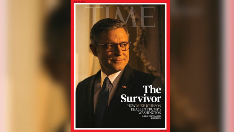 Speaker Mike Johnson featured on TIME cover profiling Louisiana native’s role in Trump administration