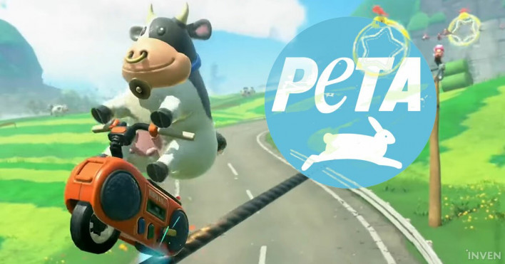 PETA Urges Nintendo to Remove Nose Rings from Mario Kart World’s Cow Character
