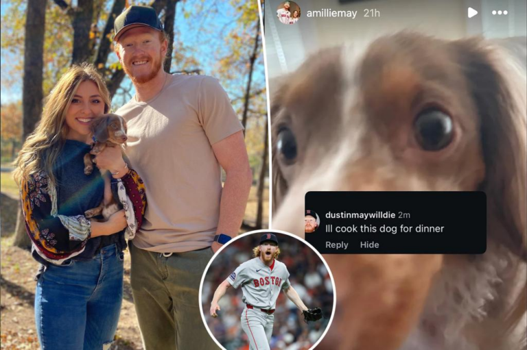 Angry fan threatens to murder Dustin May’s dog after Red Sox loss