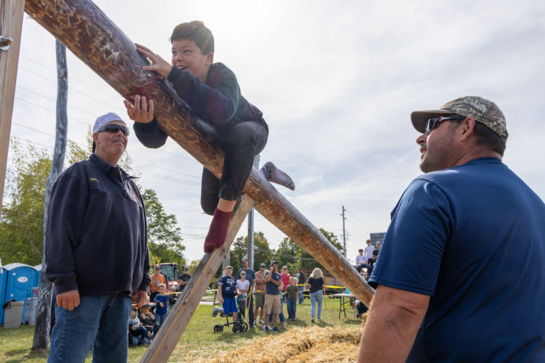 Greased pole climb remains centerpiece of this Central NY fall festival (photos)