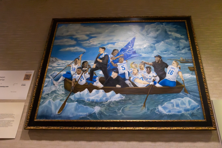 How one artist captured the Dan Campbell era in Detroit with a historical reimagining