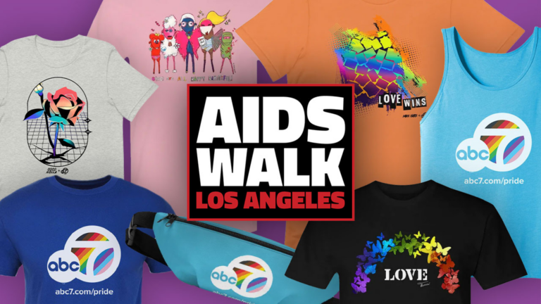 Show your pride with the ABC7 Pride Collection and support AIDS Walk LA