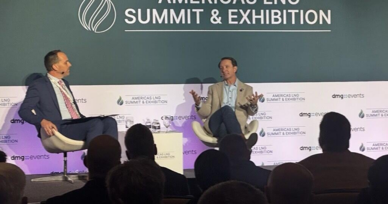 Gov. Landry speaks during Americas LNG Summit & Exhibition