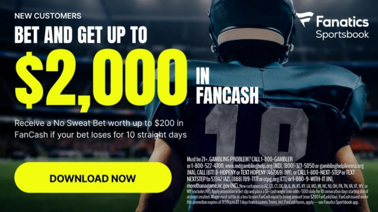 Fanatics Sportsbook promo code CBSFAN: Pocket up to $2,000 No Sweat Bets for Ravens-Patriots on SNF