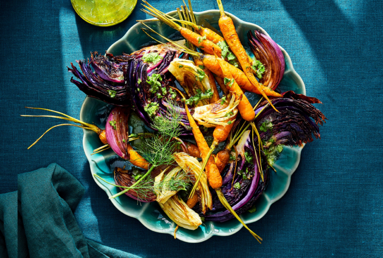 Warm Winter Slaw with Honey and Juniper Dressing Recipe