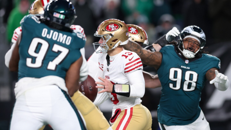 Brock Purdy made a business decision not to block Jalen Carter on trick play TD