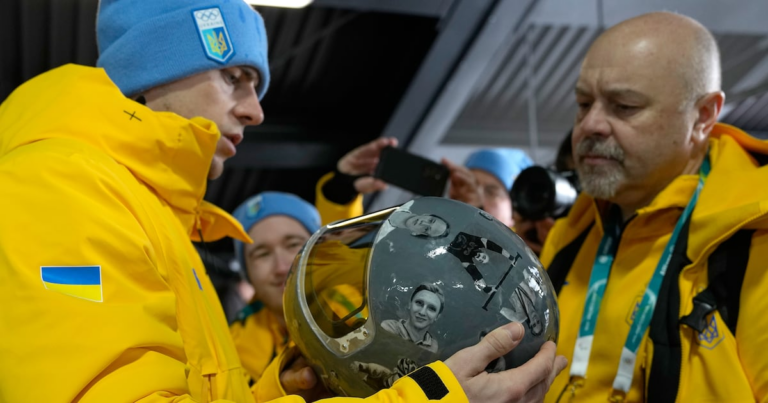 Ukrainian athlete tests the Olympic rules on free speech – and gets disqualified