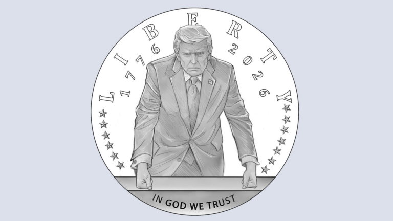 The Trump gold coin is not normal
