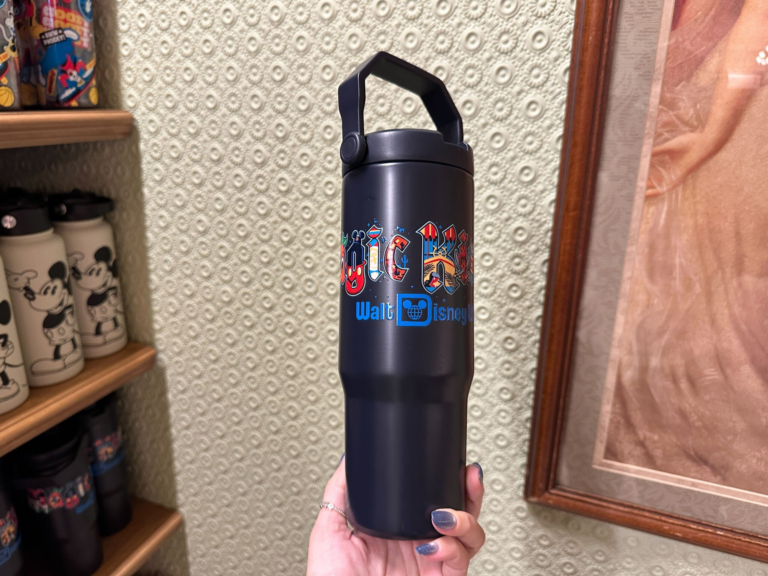 Orange Bird & Attractions Featured on Magic Kingdom Travel Tumbler