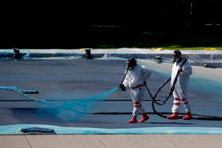 Lawsuit filed to stop Trump’s blue repainting of the Lincoln Memorial Reflecting Pool