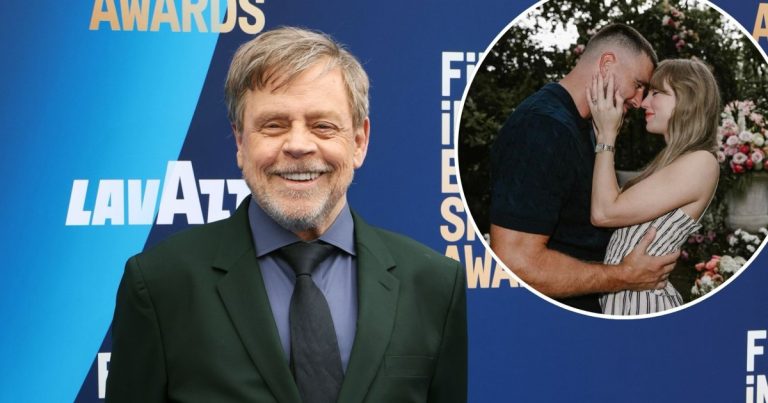 Mark Hamill Jokes About Taylor Swift and Travis Kelce’s Wedding